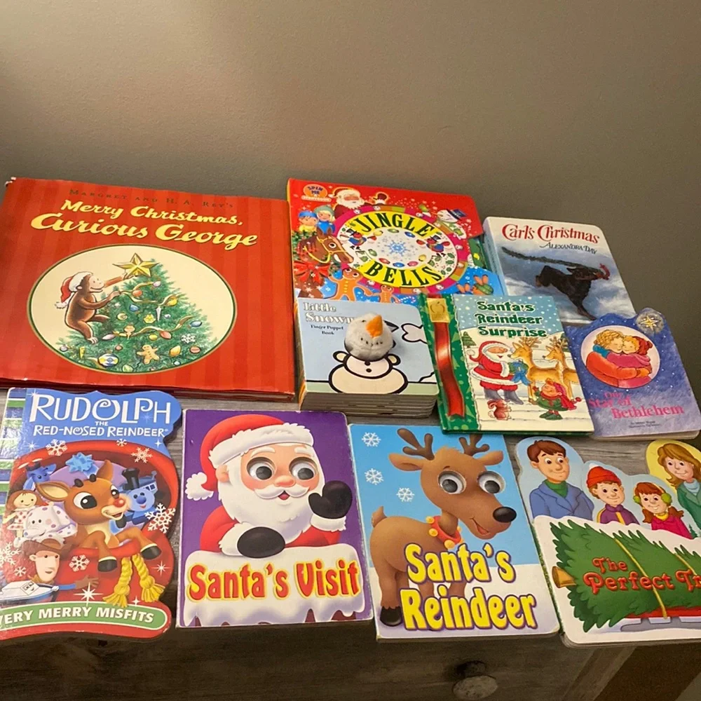 10 Book Bundle of Children’s hardcover Christmas Books